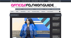 Desktop Screenshot of africafashionguide.com